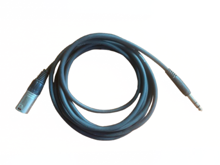 XLR (m) naar jack 6.35 mm kabel | Procab | 3 meter (Stereo, Gebalanceerd,) 2e hands