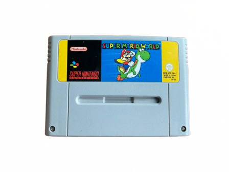 Nintendo Snes (Super Nintendo) Original game Super Mario World  (&quot;Onderdelen 2e hands)