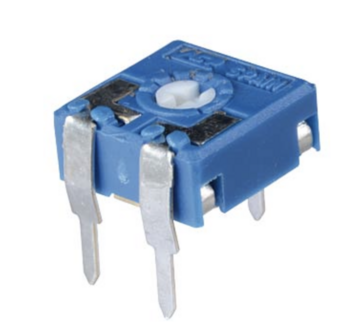 Instel potentiometer 10 Kohm (Liggend 3 pin 9mm)