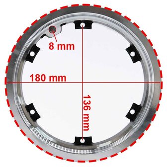 Tubeless velg 6.5/B52 voor Dualtron 3