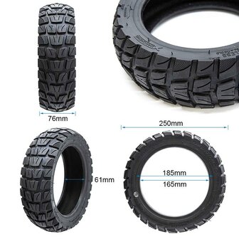 Tubeless buitenband 10x2.75-6.5 [Xuancheng] - Smartgyro, R3, Urbanglide