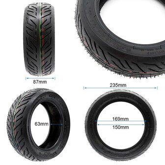 Tubeless buitenband 10x3-6 [CST]