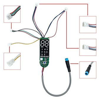 Display met twee rem connectors voor Xiaomi 1S, Essential , Pro2