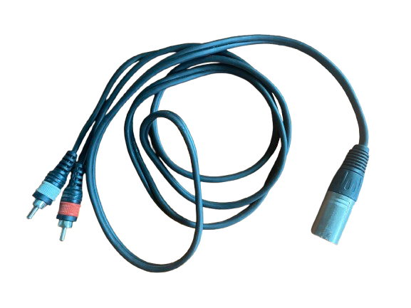 XLR naar Tulp kabel (m/m) - Procab- (Gebalanceerd, Stereo) 1,5m (2e hands)