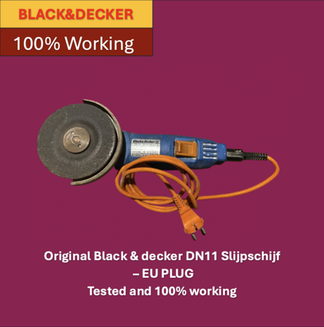 Original Black & decker DN11 Slijpschijf  – EU PLUG Tested and 100% working