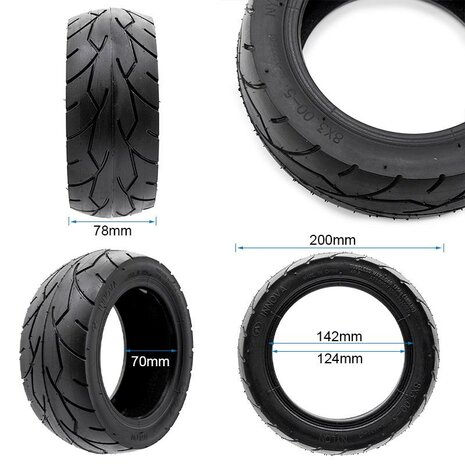 Tubeless buitenband 8x3-5