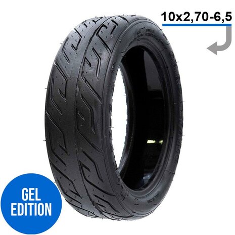 Tubeless buitenband 10x2.7-6.5 [Chaoyang] met zelf dichtende gel laag 